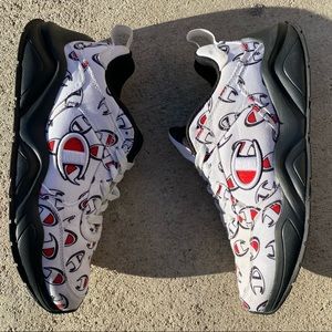 CHAMPION 93Eighteen Repeat C White & Black sneakers